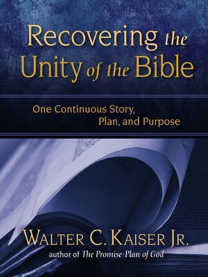 cover image of Recovering the Unity of the Bible